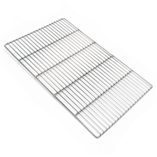 Téglalap alakú rozsdamentes grillrács 67x40 cm rostélyos grillrács 51735 kerti sütés és főzés