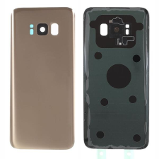 tel-szalk-00198 Samsung Galaxy S8 arany akkufedél, hátlap, hátlapi kamera lencse mobiltelefon, tablet alkatrész