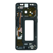 tel-szalk-007895 Samsung Galaxy S9 szürke előlap lcd keret, burkolati elem mobiltelefon, tablet alkatrész