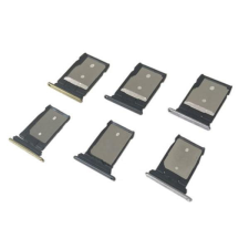 tel-szalk-008266 HTC One A9 fekete SIM & SD kártya tálca mobiltelefon, tablet alkatrész