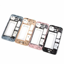  tel-szalk-008619 Samsung Galaxy J3 (2017) J330 rózsaszín középső keret mobiltelefon, tablet alkatrész