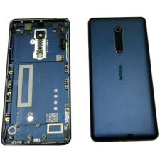tel-szalk-010980 Nokia 5 kék akkufedél, hátlap, hátlapi kamera lencse mobiltelefon, tablet alkatrész