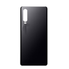  tel-szalk-011168 Huawei P30 fekete akkufedél, hátlap mobiltelefon, tablet alkatrész