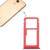 tel-szalk-011207 Huawei Honor 6C Pro / V9 Play piros SIM kártya tálca