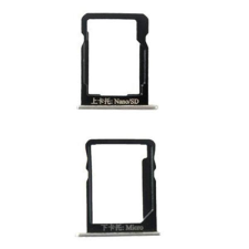 tel-szalk-012038 Huawei Honor 6 Plus ezüst SIM kártya tálca mobiltelefon, tablet alkatrész