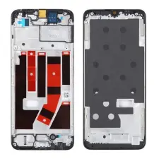  tel-szalk-013600 Oppo A57 / A57S fekete előlap LCD keret, burkolati elem mobiltelefon, tablet alkatrész