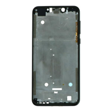  tel-szalk-014919 Motorola One P30 Play fekete előlap lcd keret, burkolati elem mobiltelefon, tablet alkatrész