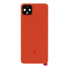  tel-szalk-015754 Google Pixel 4 narancs akkufedél, hátlap, hátlapi kamera lencse