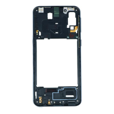 tel-szalk-016119 Samsung Galaxy A40 fekete középső keret mobiltelefon, tablet alkatrész