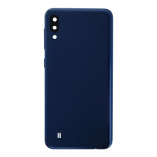 tel-szalk-017093 Samsung Galaxy M10 kék akkufedél, hátlap mobiltelefon, tablet alkatrész