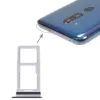 tel-szalk-017361 LG G7 ThinQ G710 G710EM G710PM G710VMP G710ULM fekete SIM & SD kártya tálca