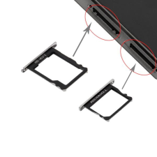 tel-szalk-017545 Huawei P8 fekete SIM & SD kártya tálca mobiltelefon, tablet alkatrész