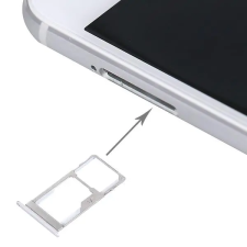  tel-szalk-017764 Meizu Pro 5 ezüst SIM & SD kártya tálca mobiltelefon, tablet alkatrész