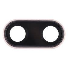  tel-szalk-018537 Huawei P20 hátlapi kamera lencse ezüst kerettel mobiltelefon, tablet alkatrész