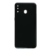  tel-szalk-019036 Samsung Galaxy M20 fekete akkufedél, hátlap, kamera lencse