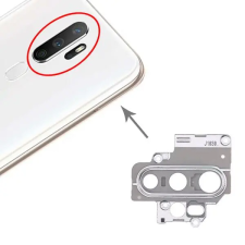  tel-szalk-020031 Oppo A11 hátlapi kamera lencse ezüst kerettel mobiltelefon, tablet alkatrész