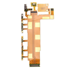 tel-szalk-020217 Sony Xperia Z3 Bekapcsoló, hangerőszabályzó gomb mikrofon flex szalagkábellel mobiltelefon, tablet alkatrész