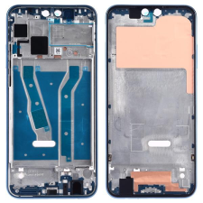  tel-szalk-020613 Huawei Y9 (2019) kék előlap lcd keret, burkolati elem mobiltelefon, tablet alkatrész