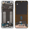  tel-szalk-020692 Xiaomi Mi 9 Lite / CC9 ezüst előlap lcd keret, burkolati elem