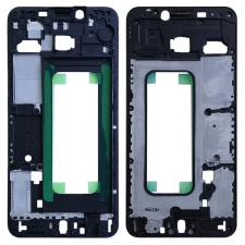  tel-szalk-021016 Samsung Galaxy C5 fekete előlap lcd keret, burkolati elem mobiltelefon, tablet alkatrész