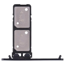  tel-szalk-021185 Sony Xperia 10 Plus fekete SIM kártya tálca mobiltelefon, tablet alkatrész