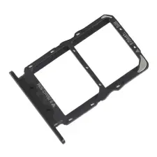  tel-szalk-021429 Huawei Nova 4 fekete SIM kártya tálca mobiltelefon, tablet alkatrész