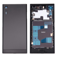 tel-szalk-022835 Sony Xperia XZ fekete középső keret mobiltelefon, tablet alkatrész