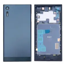 tel-szalk-022836 Sony Xperia XZ sötétkék középső keret mobiltelefon, tablet alkatrész