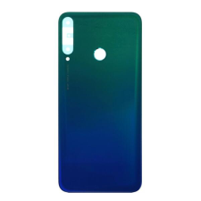  tel-szalk-023673 Huawei P40 Lite E kék hátlap ragasztóval mobiltelefon, tablet alkatrész