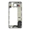  tel-szalk-02835 Samsung Galaxy Alpha G850 ezüst középső keret oldalsó gombokkal
