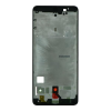  tel-szalk-150685 Samsung Galaxy A41 fekete előlap lcd keret, burkolati elem