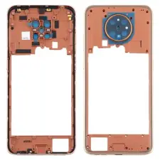  tel-szalk-151437 Nokia 5.3 arany középső keret mobiltelefon, tablet alkatrész