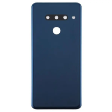  tel-szalk-152022 Akkufedél hátlap - burkolati elem LG G8 ThinQ, kék mobiltelefon, tablet alkatrész