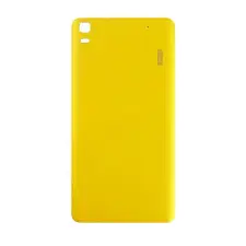  tel-szalk-152606 Akkufedél hátlap - burkolati elem Lenovo A7000, sárga mobiltelefon, tablet alkatrész