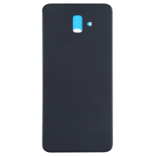  tel-szalk-152749 Akkufedél hátlap - burkolati elem Samsung Galaxy J6 Plus, fekete mobiltelefon, tablet alkatrész