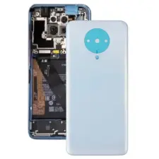  tel-szalk-153058 Akkufedél hátlap - burkolati elem Xiaomi Redmi K30 Pro, fehér mobiltelefon, tablet alkatrész