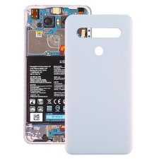  tel-szalk-153157 Akkufedél hátlap - burkolati elem LG Q51, fehér mobiltelefon, tablet alkatrész