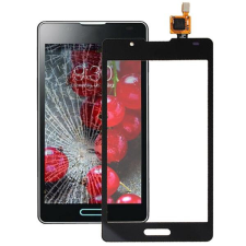 tel-szalk-153944 Lg Optimus L7Ii fekete Érintőpanel -kijelző nélkül -digitizer mobiltelefon, tablet alkatrész