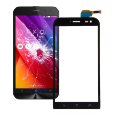 tel-szalk-154229 Asus Zenfone Zoom ZX551ML fekete Érintőpanel -kijelző nélkül -digitizer mobiltelefon, tablet alkatrész