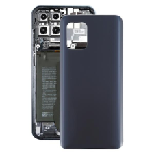  tel-szalk-1922145 Akkufedél hátlap - burkolati elem Xiaomi Mi 10 Lite / 10 Youth, fekete mobiltelefon, tablet alkatrész
