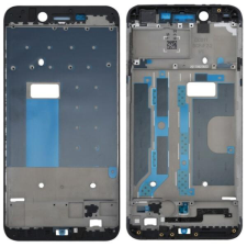 tel-szalk-1926316 Oppo A77 fekete előlap lcd keret, burkolati elem mobiltelefon, tablet alkatrész