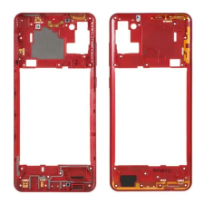  tel-szalk-1927510 Samsung Galaxy A21s piros középső keret mobiltelefon, tablet alkatrész