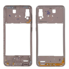 tel-szalk-1927521 Samsung Galaxy A20 SM-A205F arany középső keret mobiltelefon, tablet alkatrész