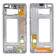  tel-szalk-1927526 Samsung Galaxy S10 Plus G975F fekete középső keret mobiltelefon, tablet alkatrész