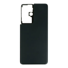  tel-szalk-1927933 Samsung Galaxy S21 Ultra fekete hátlap ragasztóval (logó nélküli) mobiltelefon, tablet alkatrész