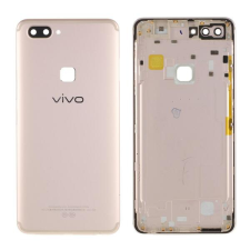  tel-szalk-1928865 Akkufedél hátlap - burkolati elem Vivo X20, arany mobiltelefon, tablet alkatrész