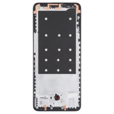  tel-szalk-19296502 Realme V15 5G fekete előlap LCD keret, burkolati elem mobiltelefon, tablet alkatrész
