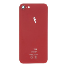  tel-szalk-192969005 Apple iPhone 8 piros akkufedél, hátlap, kamera lencse mobiltelefon, tablet alkatrész