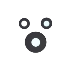  tel-szalk-19296914651 Xiaomi 12 Lite hátlapi kamera lencse fekete mobiltelefon, tablet alkatrész