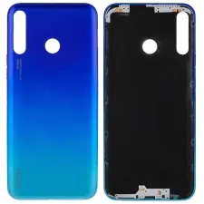  tel-szalk-1929693098 Akkufedél hátlap - burkolati elem Tecno Spark 4, kék mobiltelefon, tablet alkatrész